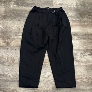 Elizabeth and James Women's Pleated High Rise Black Dress Pants Size 14